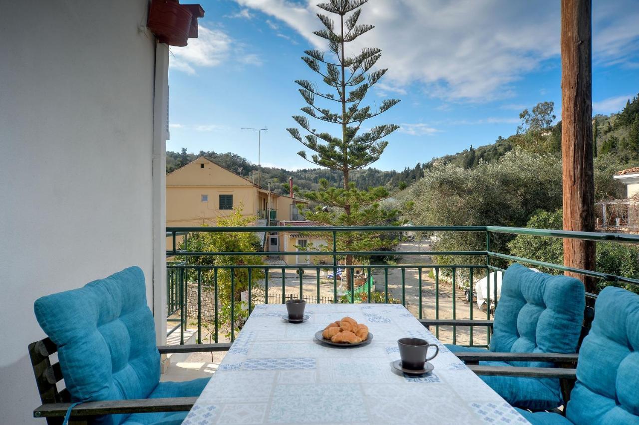Eirini - Loggos Apartments Longos  Bagian luar foto