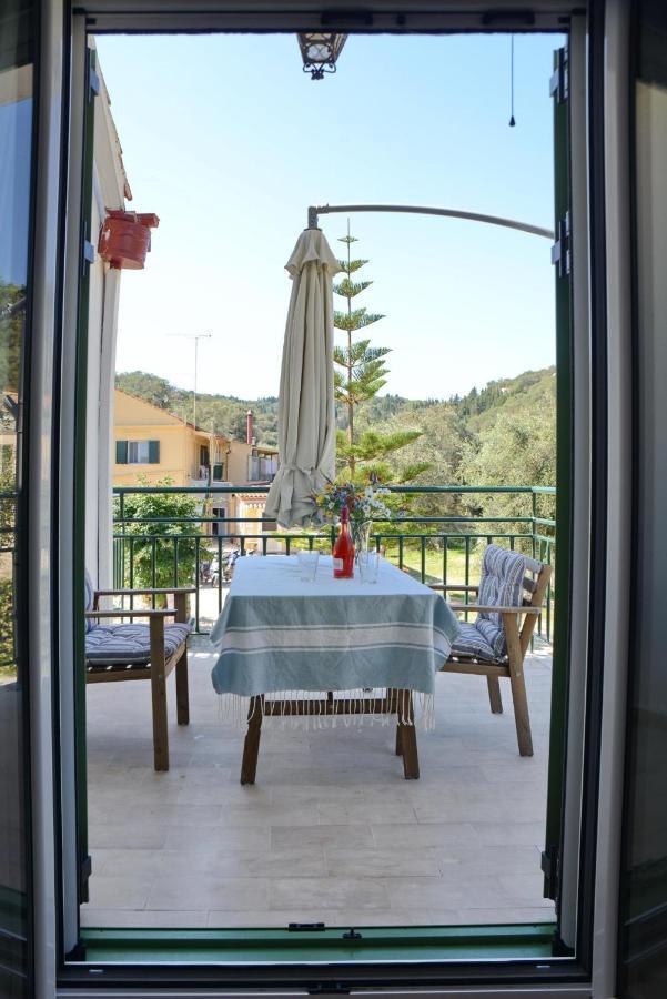 Eirini - Loggos Apartments Longos  Bagian luar foto